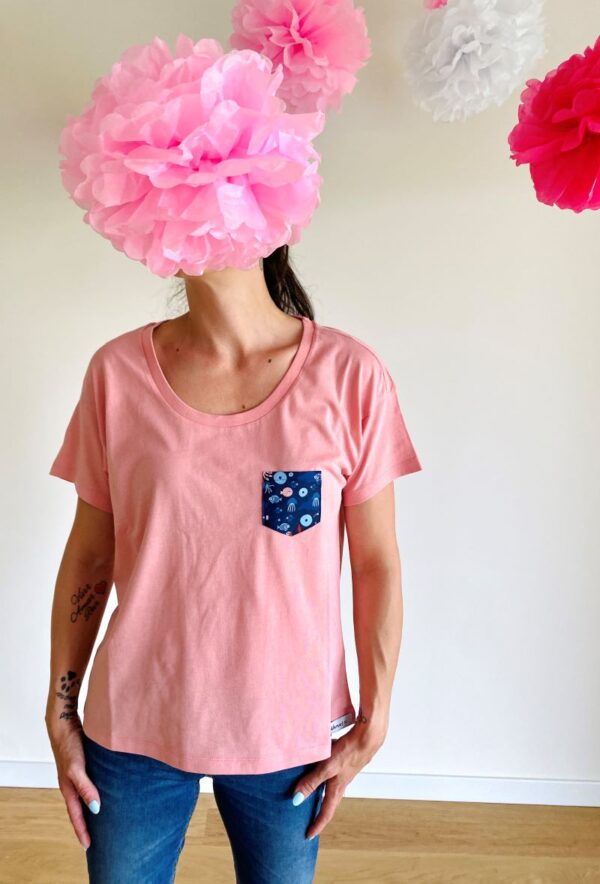 T-shirt Deep Sea rosa