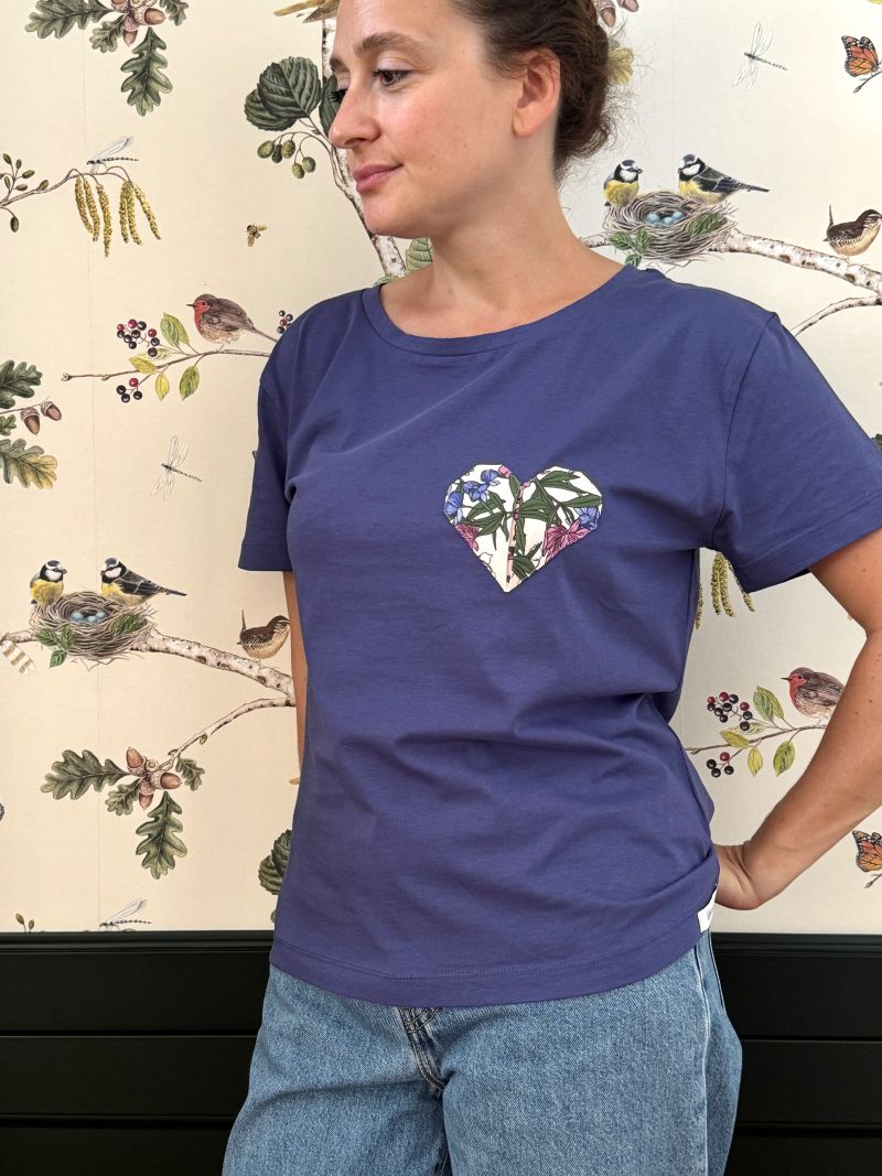 T-shirt cuore origami